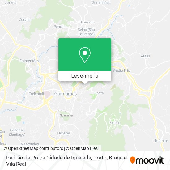 Padrão da Praça Cidade de Igualada mapa