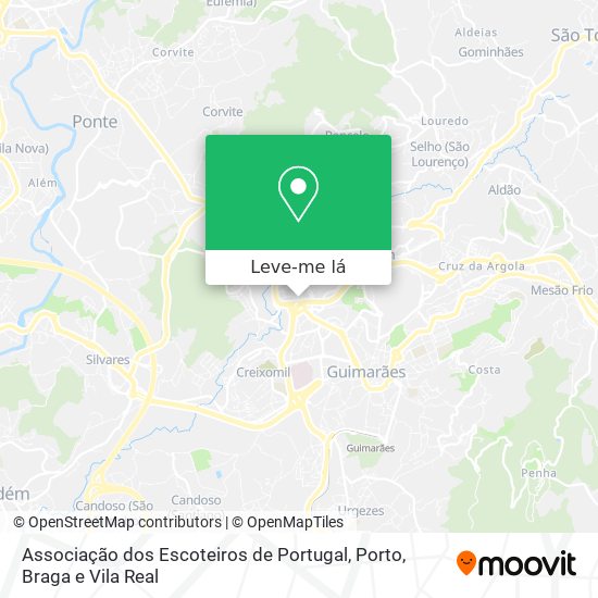 Associação dos Escoteiros de Portugal mapa