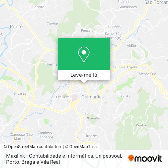 Maxilink - Contabilidade e Informática, Unipessoal mapa