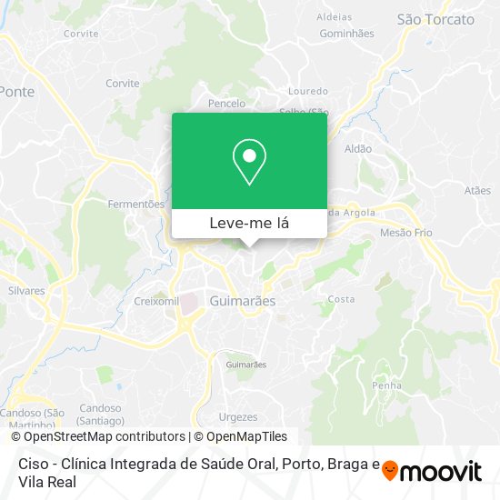 Ciso - Clínica Integrada de Saúde Oral mapa