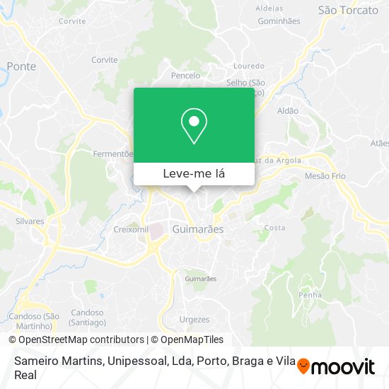 Sameiro Martins, Unipessoal, Lda mapa
