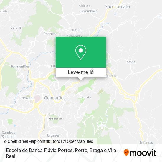 Escola de Dança Flávia Portes mapa