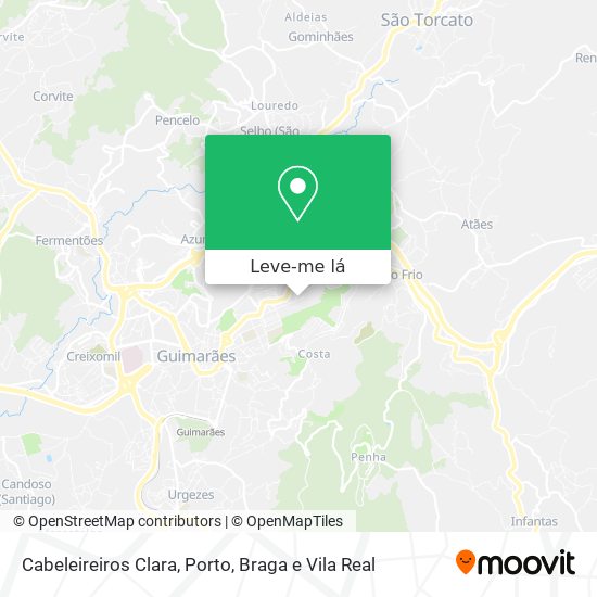 Cabeleireiros Clara mapa