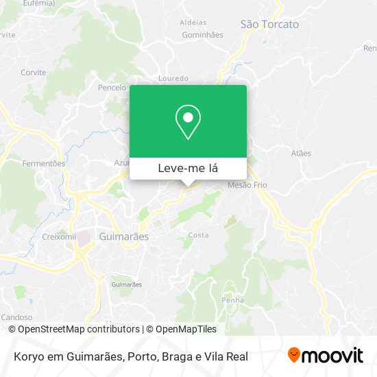 Koryo em Guimarães mapa