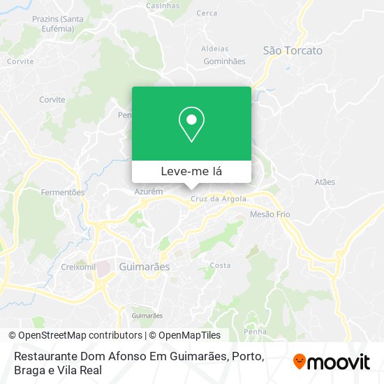 Restaurante Dom Afonso Em Guimarães mapa