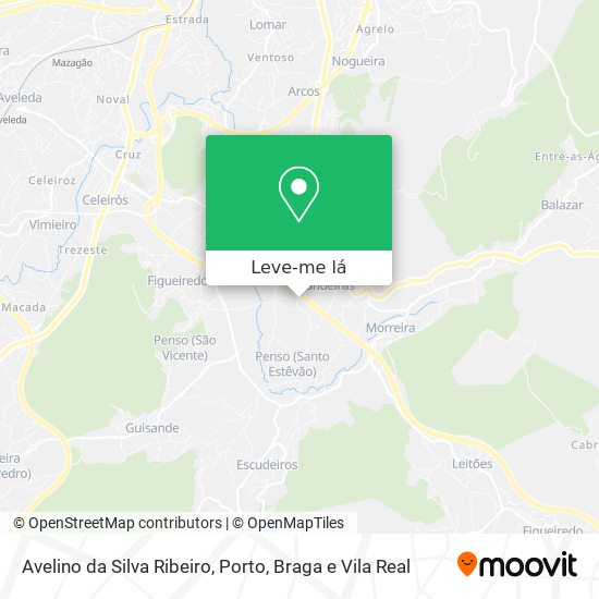 Avelino da Silva Ribeiro mapa