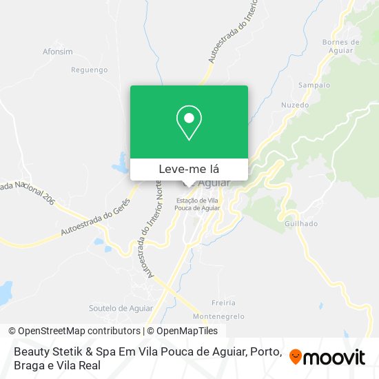 Beauty Stetik & Spa Em Vila Pouca de Aguiar mapa