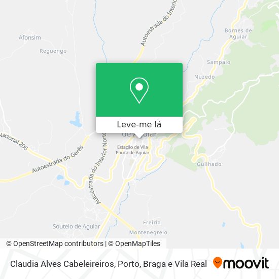 Claudia Alves Cabeleireiros mapa