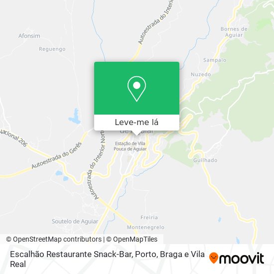 Escalhão Restaurante Snack-Bar mapa