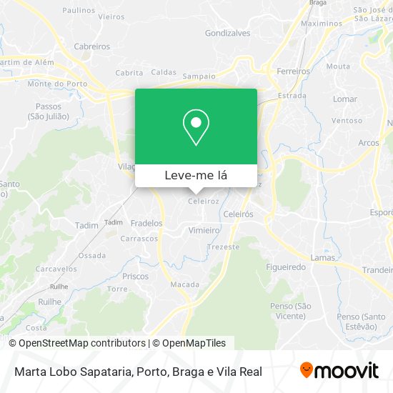 Marta Lobo Sapataria mapa
