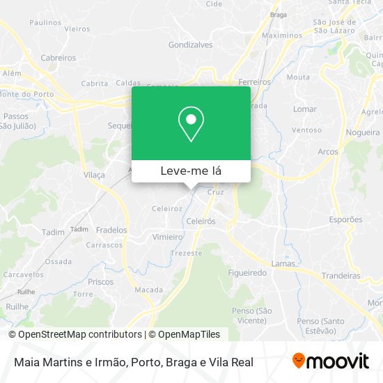 Maia Martins e Irmão mapa