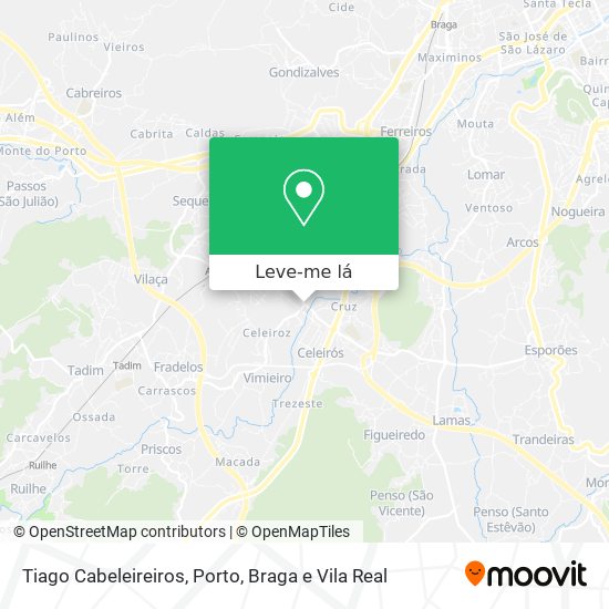 Tiago Cabeleireiros mapa