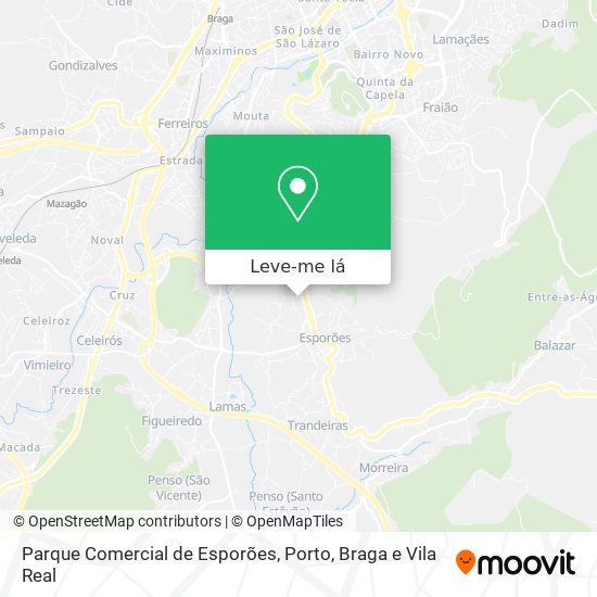 Parque Comercial de Esporões mapa