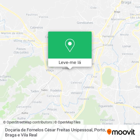 Doçaria de Fornelos César Freitas Unipessoal mapa