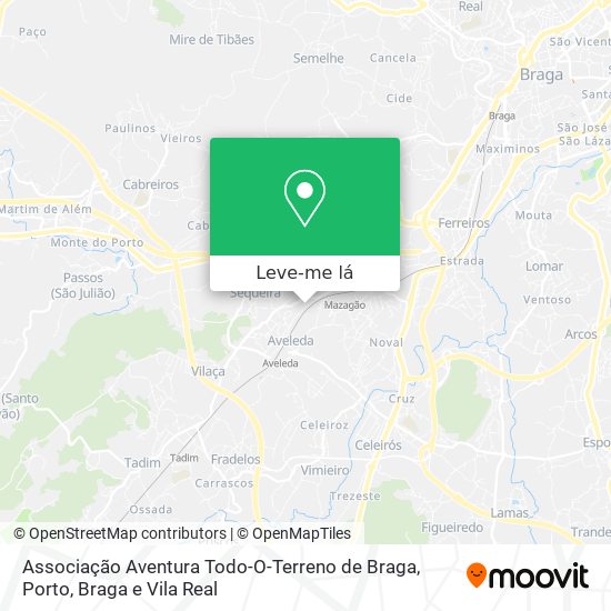 Associação Aventura Todo-O-Terreno de Braga mapa
