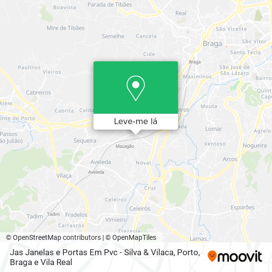 Jas Janelas e Portas Em Pvc - Silva & Vilaca mapa
