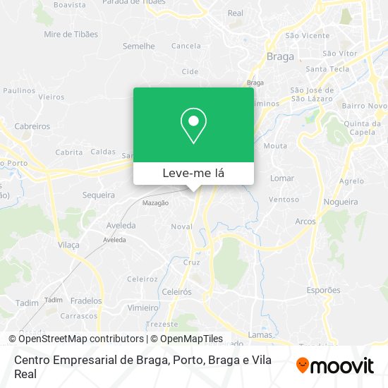Centro Empresarial de Braga mapa