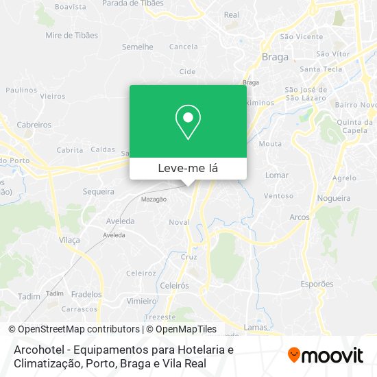 Arcohotel - Equipamentos para Hotelaria e Climatização mapa