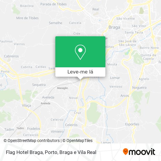 Flag Hotel Braga mapa