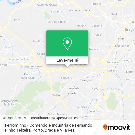 Ferrominho - Comércio e Indústria de Fernando Pinho Teixeira mapa