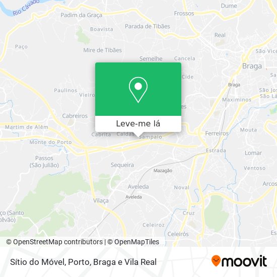 Sítio do Móvel mapa