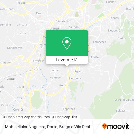 Mobicellular Nogueira mapa
