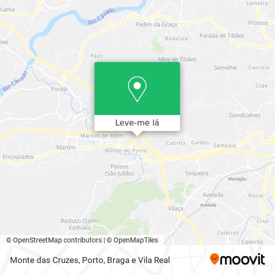 Monte das Cruzes mapa