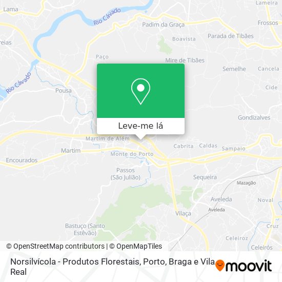 Norsilvícola - Produtos Florestais mapa