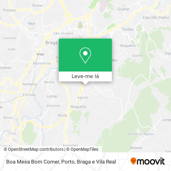 Boa Mesa Bom Comer mapa