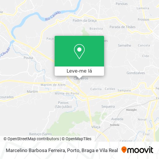 Marcelino Barbosa Ferreira mapa