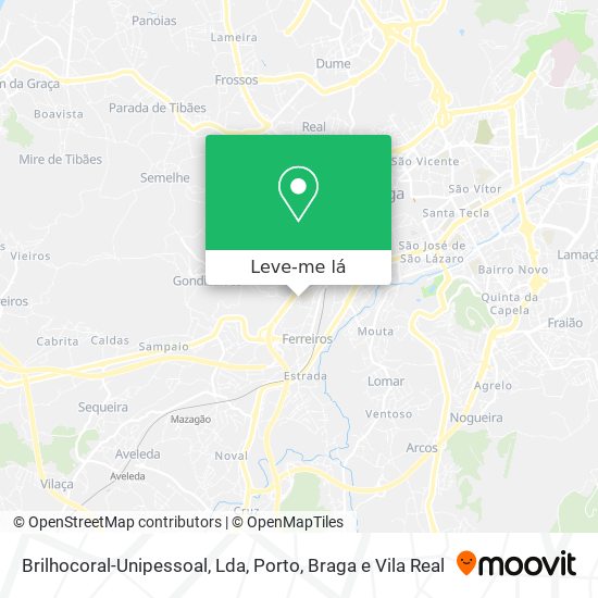 Brilhocoral-Unipessoal, Lda mapa