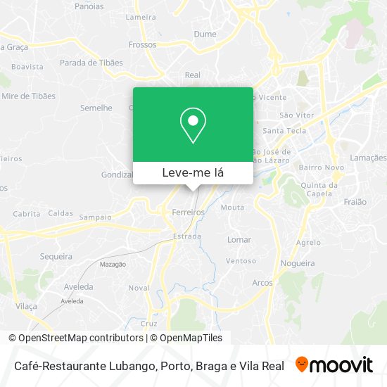 Café-Restaurante Lubango mapa