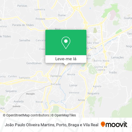 João Paulo Oliveira Martins mapa