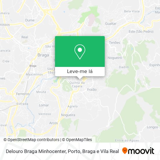 Delouro Braga Minhocenter mapa