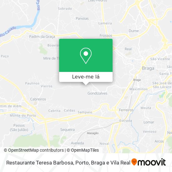 Restaurante Teresa Barbosa mapa