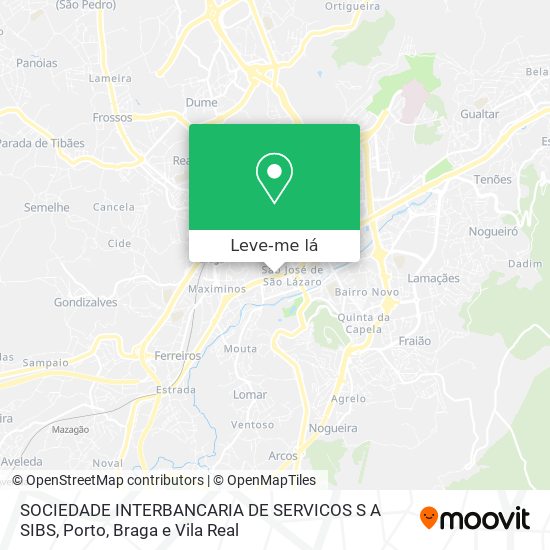 SOCIEDADE INTERBANCARIA DE SERVICOS S A SIBS mapa