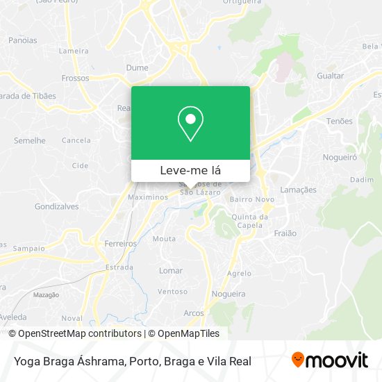 Yoga Braga Áshrama mapa