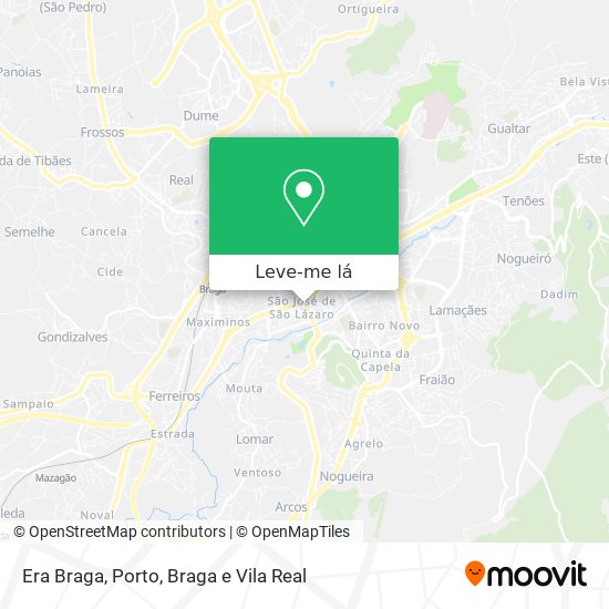 Era Braga mapa