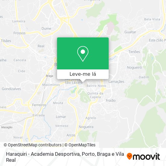 Haraquiri - Academia Desportiva mapa