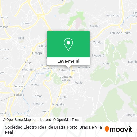 Sociedad Electro Ideal de Braga mapa