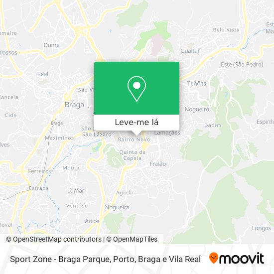 Sport Zone - Braga Parque mapa