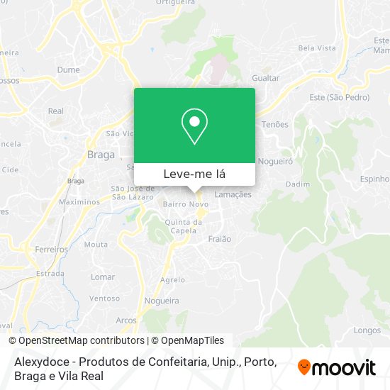 Alexydoce - Produtos de Confeitaria, Unip. mapa