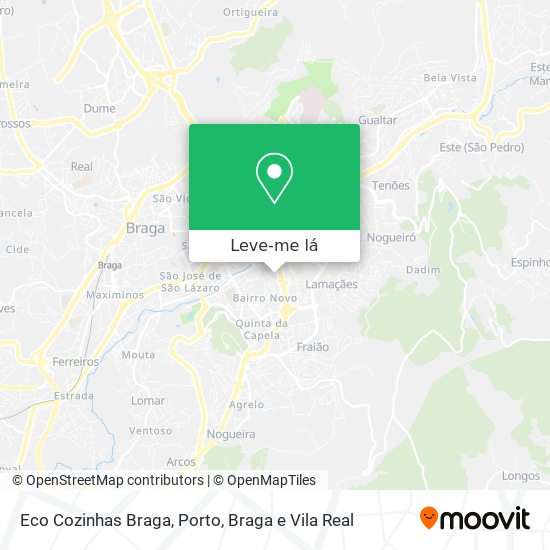 Eco Cozinhas Braga mapa