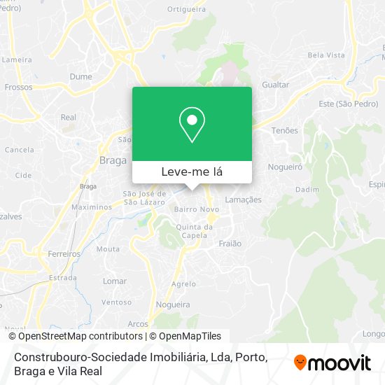 Construbouro-Sociedade Imobiliária, Lda mapa