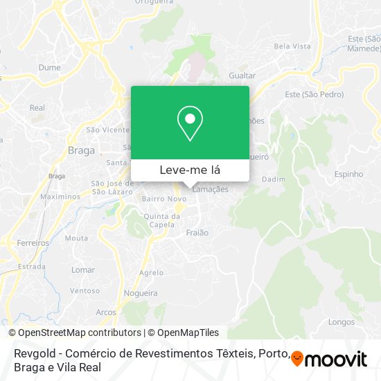 Revgold - Comércio de Revestimentos Têxteis mapa