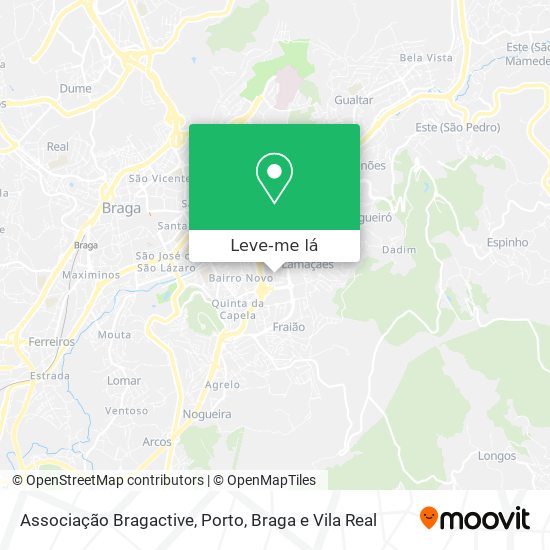 Associação Bragactive mapa