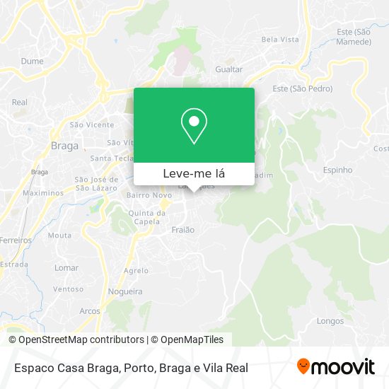 Espaco Casa Braga mapa