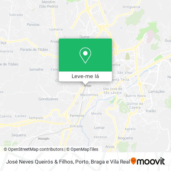 José Neves Queirós & Filhos mapa