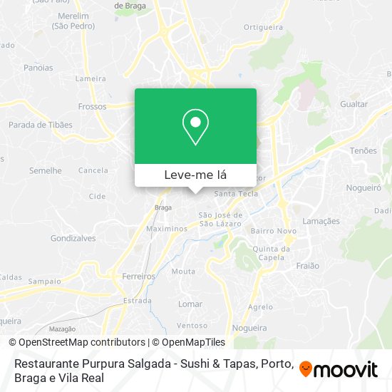 Restaurante Purpura Salgada - Sushi & Tapas mapa