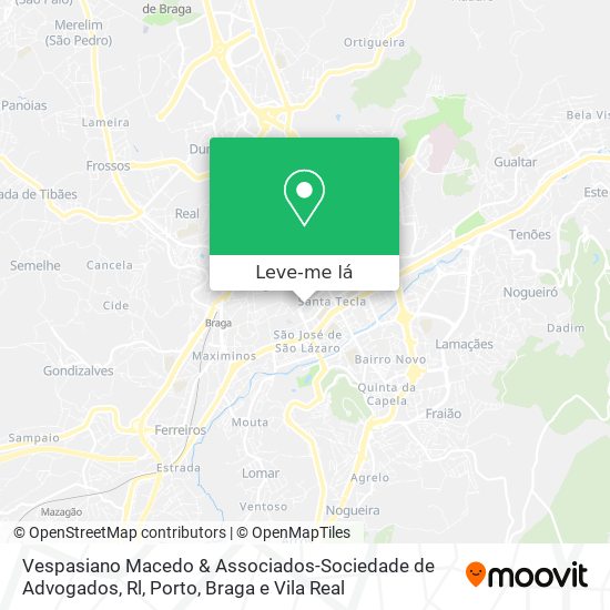 Vespasiano Macedo & Associados-Sociedade de Advogados, Rl mapa